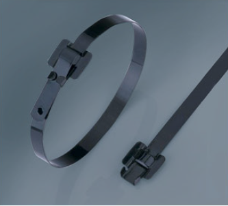 Stainless Steel Epoxy Coat Cable Ties-Releasable Type